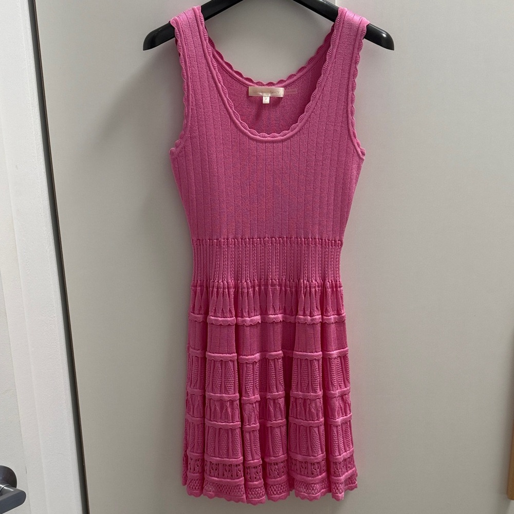 LoveShackFancy Pink Sleeveless Dress